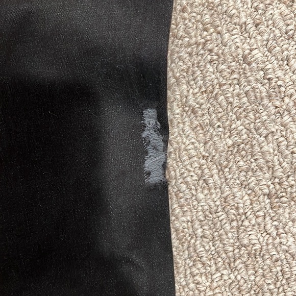 SPANX distressed denim legging, vintage black, size XL NWT! - Picture 8 of 9